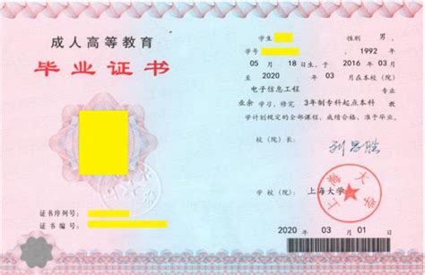 上海大学继续教育学位证