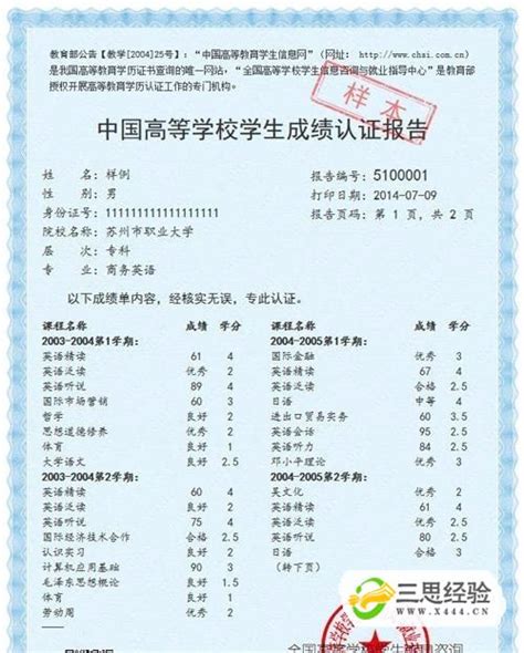 上海成绩单公证