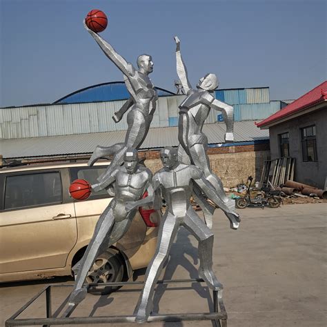 不锈钢体育运动雕塑