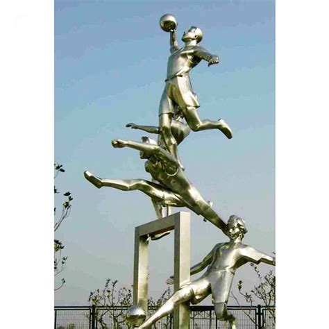 不锈钢运动员人物雕塑