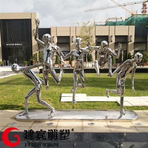 不锈钢运动雕塑厂