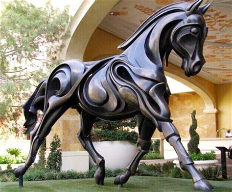 不锈钢马雕塑公园艺术摆件