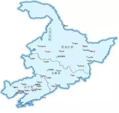 东三省地图
