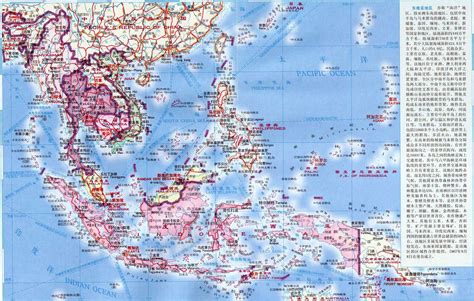 东南亚地图清晰版全图