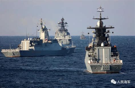 中俄海军编队规模