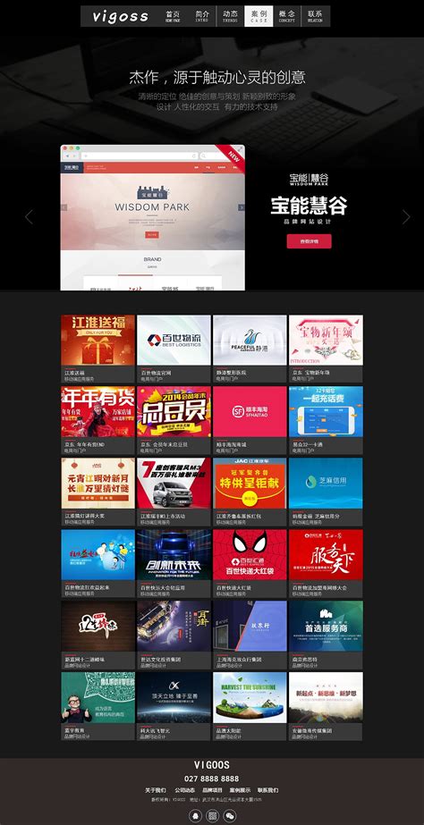 中国优秀网站设计案例
