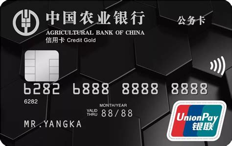 中国农业银行公务卡