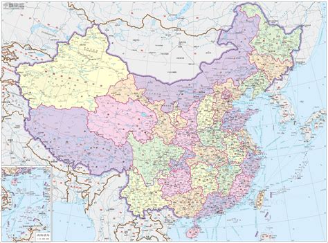 中国各省地图高清