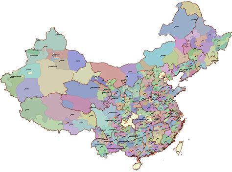 中国地图地级市版