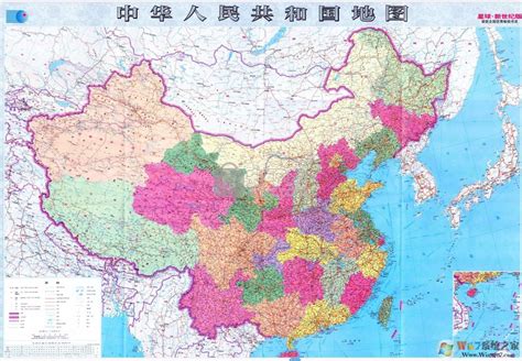 中国地图放大500倍