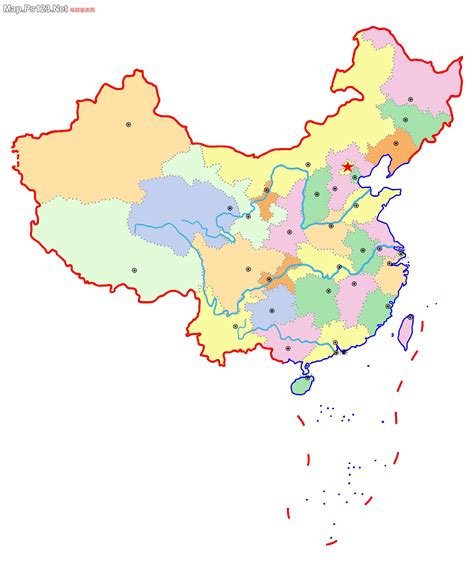 中国栅格地图