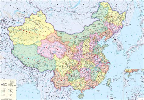 中国地图精确到县大图