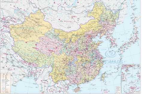 中国地图高清放大照片