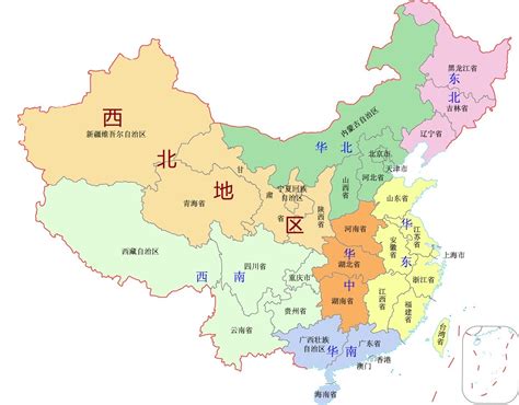 中国大西北地图