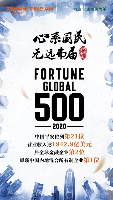中国平安集团世界500强排名