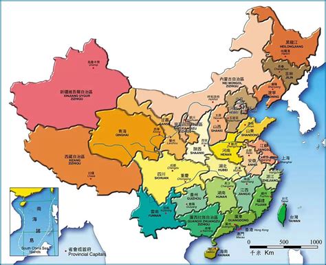 中国最新地图各省区