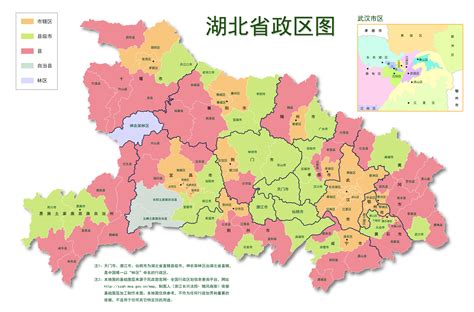 中国湖北省地图高清大图