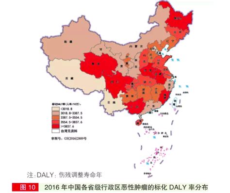 中国癌症分布区域