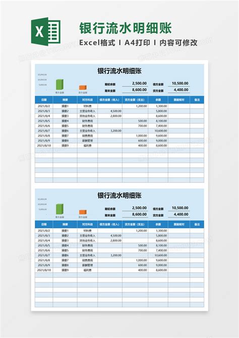 中国银行流水账单图片模板