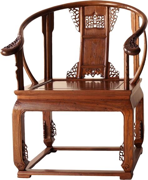 中式复古真皮靠背椅