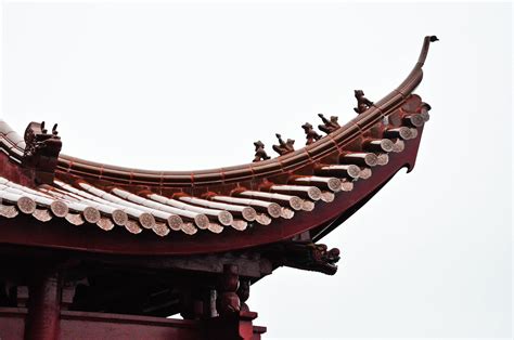 中式房顶木线