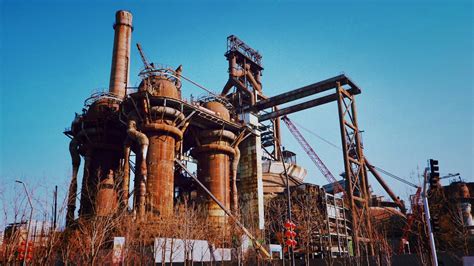 乐山大渡河钢铁厂照片