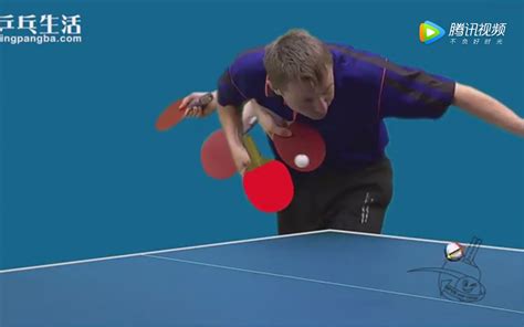 乒乓球旋转球怎么接慢动作