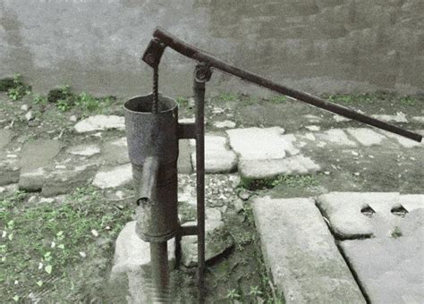 九十年代老式水泵图片