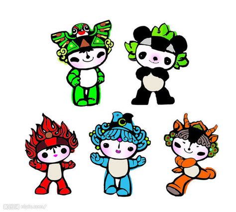五福娃奥运会吉祥物