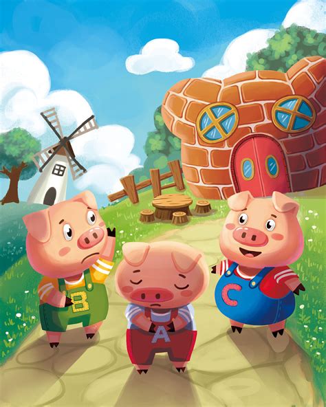 儿童故事三只小猪