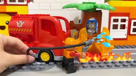 儿童消防车玩具视频3-6岁