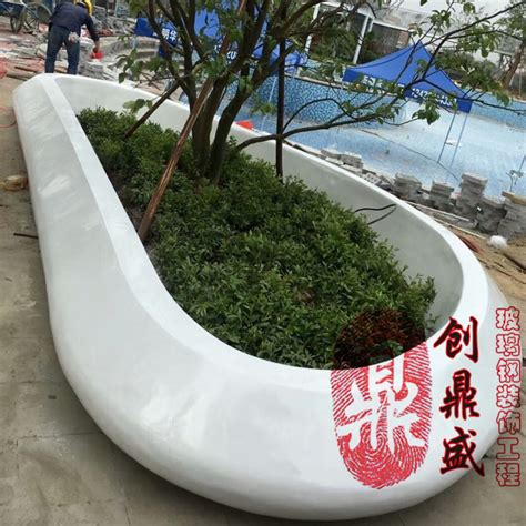 内江玻璃钢花池造型