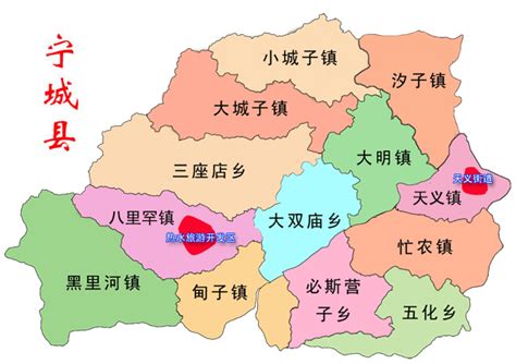 内蒙古宁城县地图