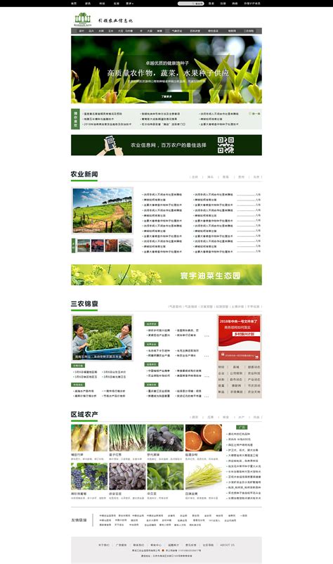 农业行业网站建设