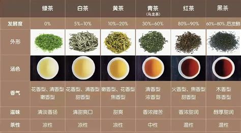 凉性茶叶有哪几种