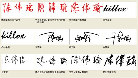刘洪签名写法