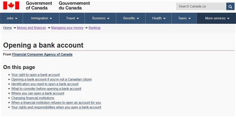 加拿大开立个人账户