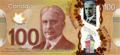 加拿大100元图片