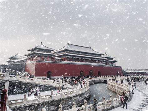 北京冬天第一场雪
