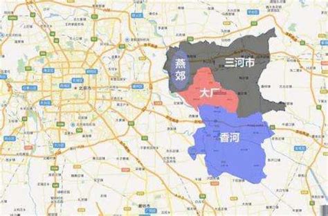 北京北三县地图高清版大图