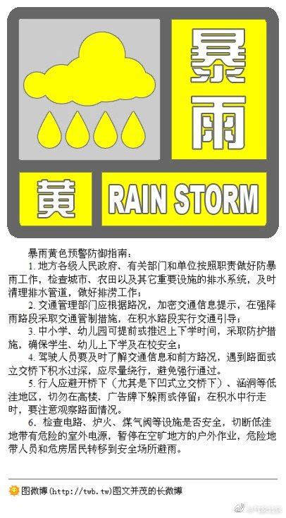 北京暴雨黄色预警最新发布时间