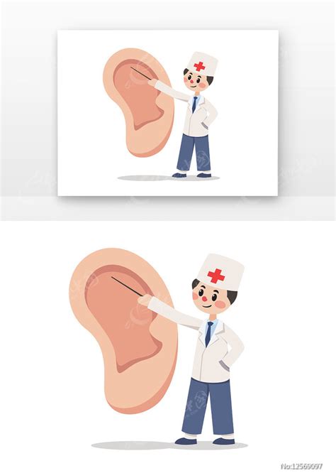 医生护士模拟掏耳朵