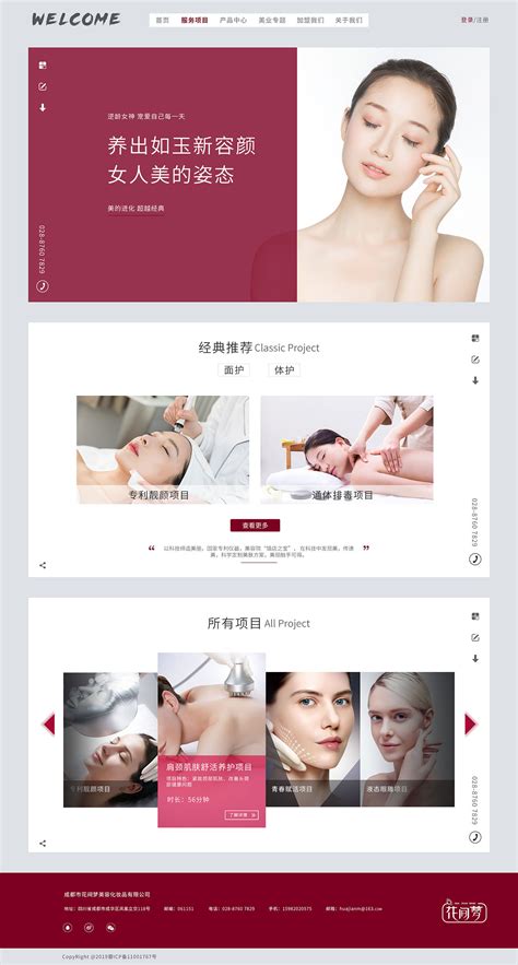 医疗美容网站设计推广