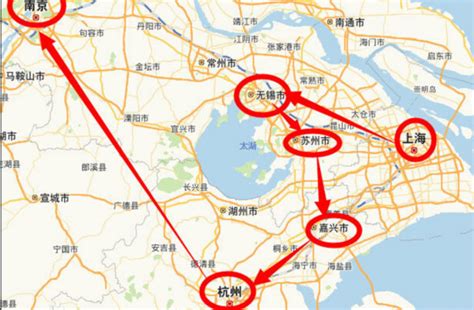 华东五市地图