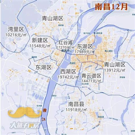 南昌城区低洼地地图