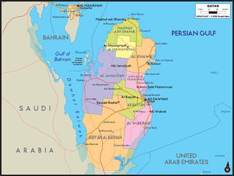 卡塔尔面积相当于我国哪里