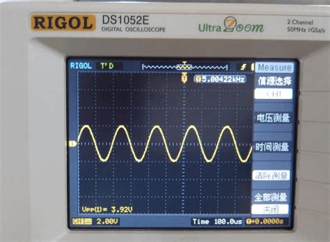 压力传感器测量波形图