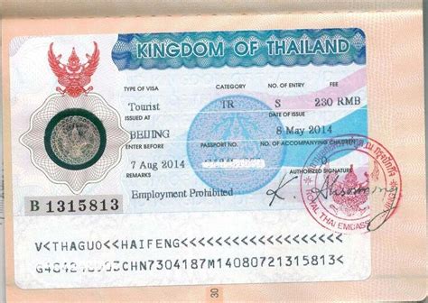 去泰国的证件多少钱