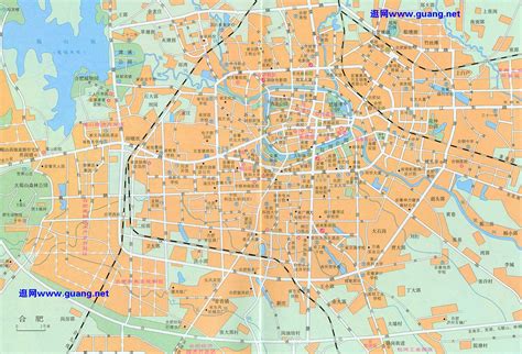 合肥市区交通地图