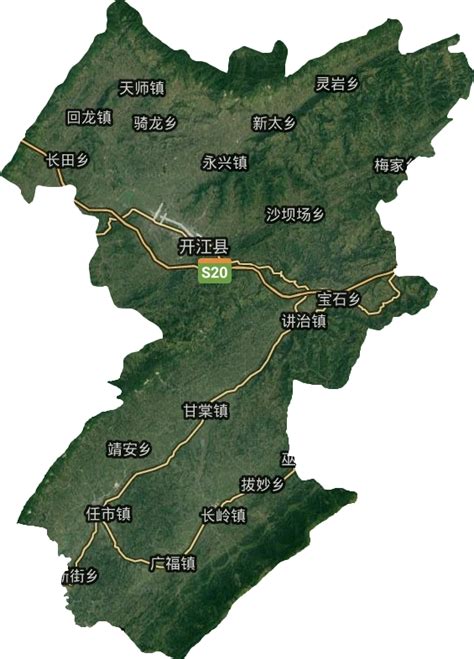 四川开江县属于哪个市
